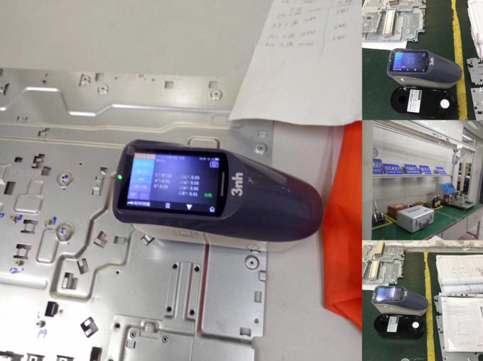 spettrofotometro portatile di 3nh YS3060 per controllare differenza di colore per vedere se c'è il contenitore di macchina del computer ed il piatto dell'alluminio