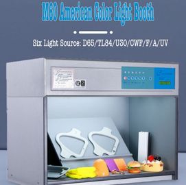 M60 Colour Assessment Cabinet , Metal Base Color Matching Booth With 5 Light Source