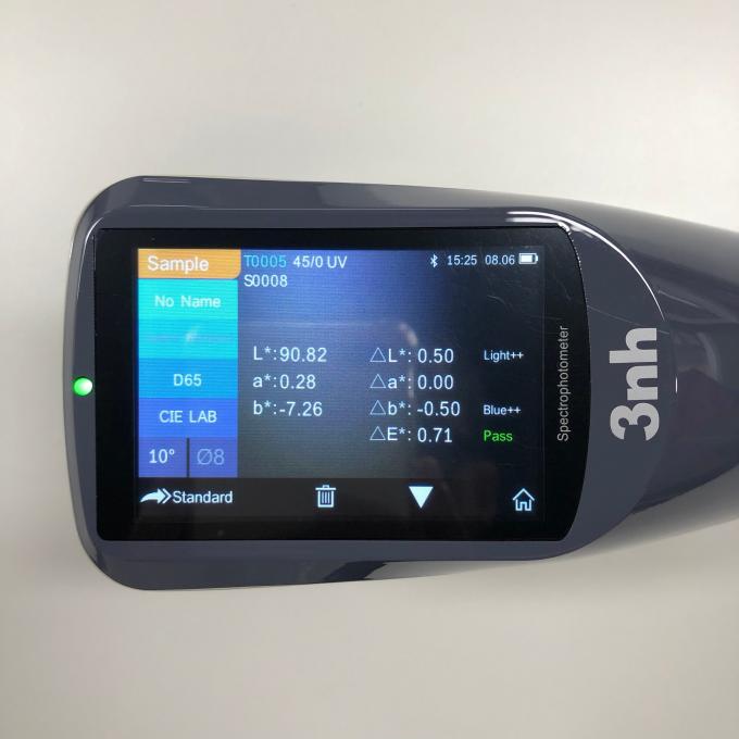 spettrofotometro portatile YS4510 45/0 dell'apertura di 2mm affinchè misurazione del colore sostituiscano Xrite ESATTO